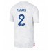 Cheap France Benjamin Pavard #2 Away Football Shirt World Cup 2022 Short Sleeve